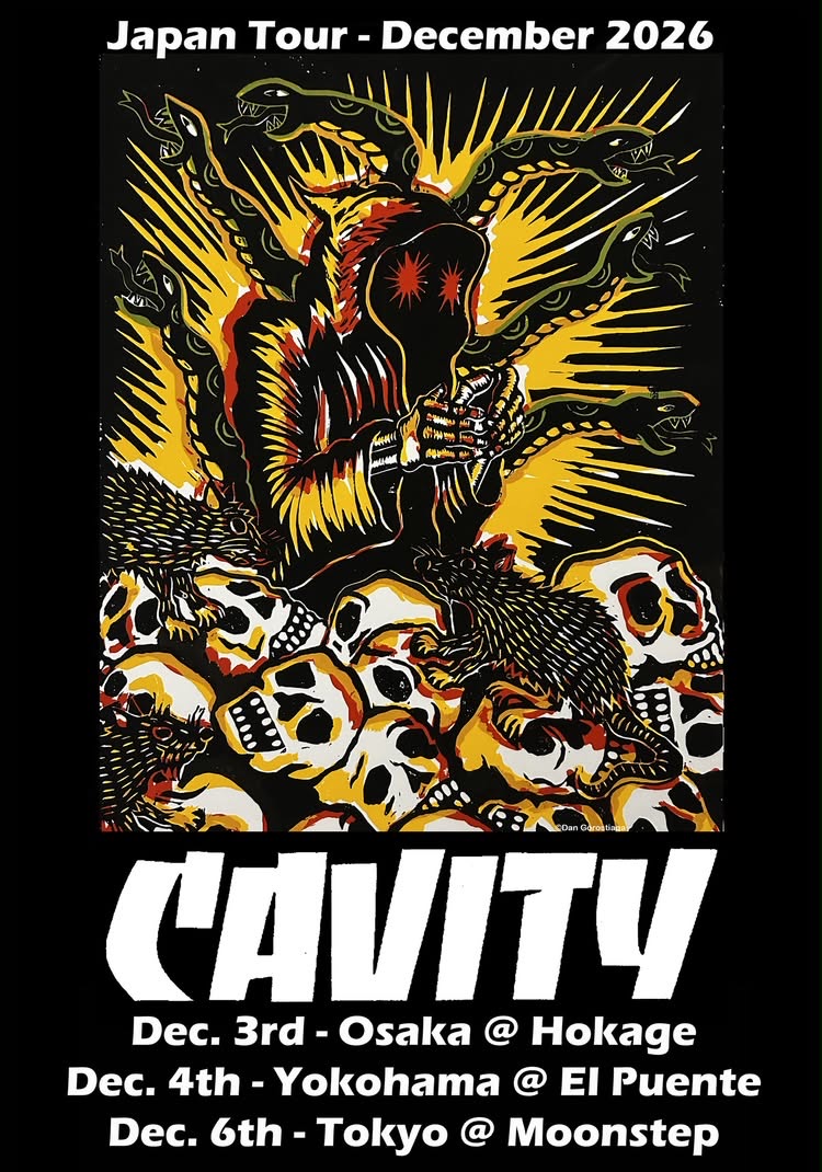 Cavity 2026 Japan Tour